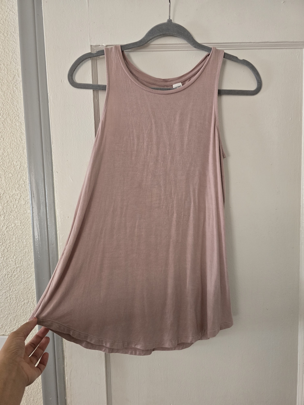 Old Navy LUXE Women's Sleeveless Swing Tank - Dusty Mauve Light Pink Sixe XS